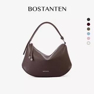 [Loop Bag] BOSTANTEN Tas Selempang Wanita Tas Tangan Silinder Premium Kulit Multi Carry Hand/Underarm/Crossbody Fashion Kantor Harian 6 Warna