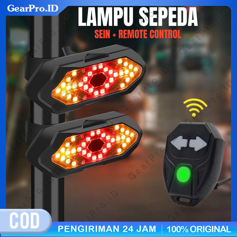 Jual Lampu Belakang Sepeda Smart Light Wireless Remote Control USB ...