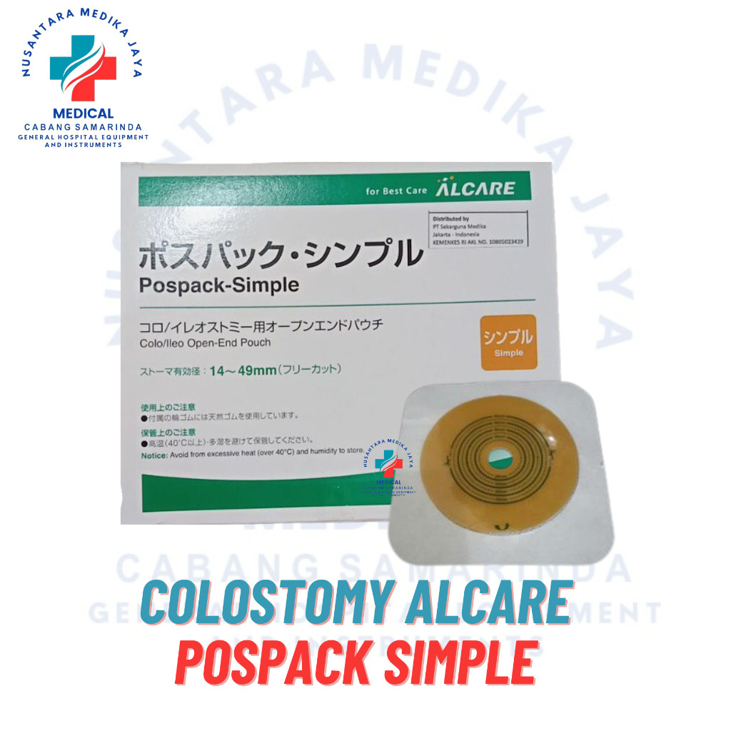 Jual Kolostomi Alcare Pospack Simple/Colostomy Bag Alcare Satuan ...
