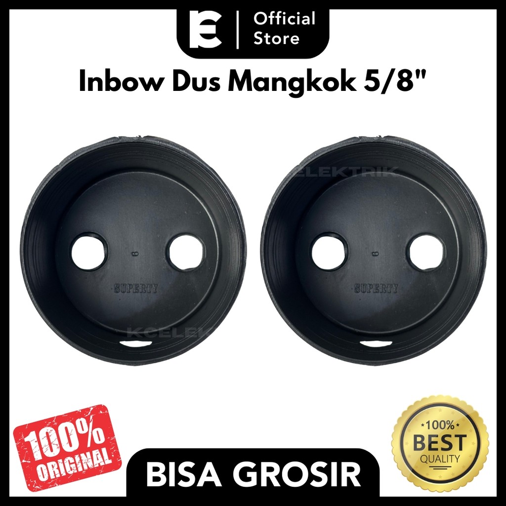 Jual Dus Inbow Bulat 5/8 Inch Mangkok Sambungan saklar stopkontak Tanam ...