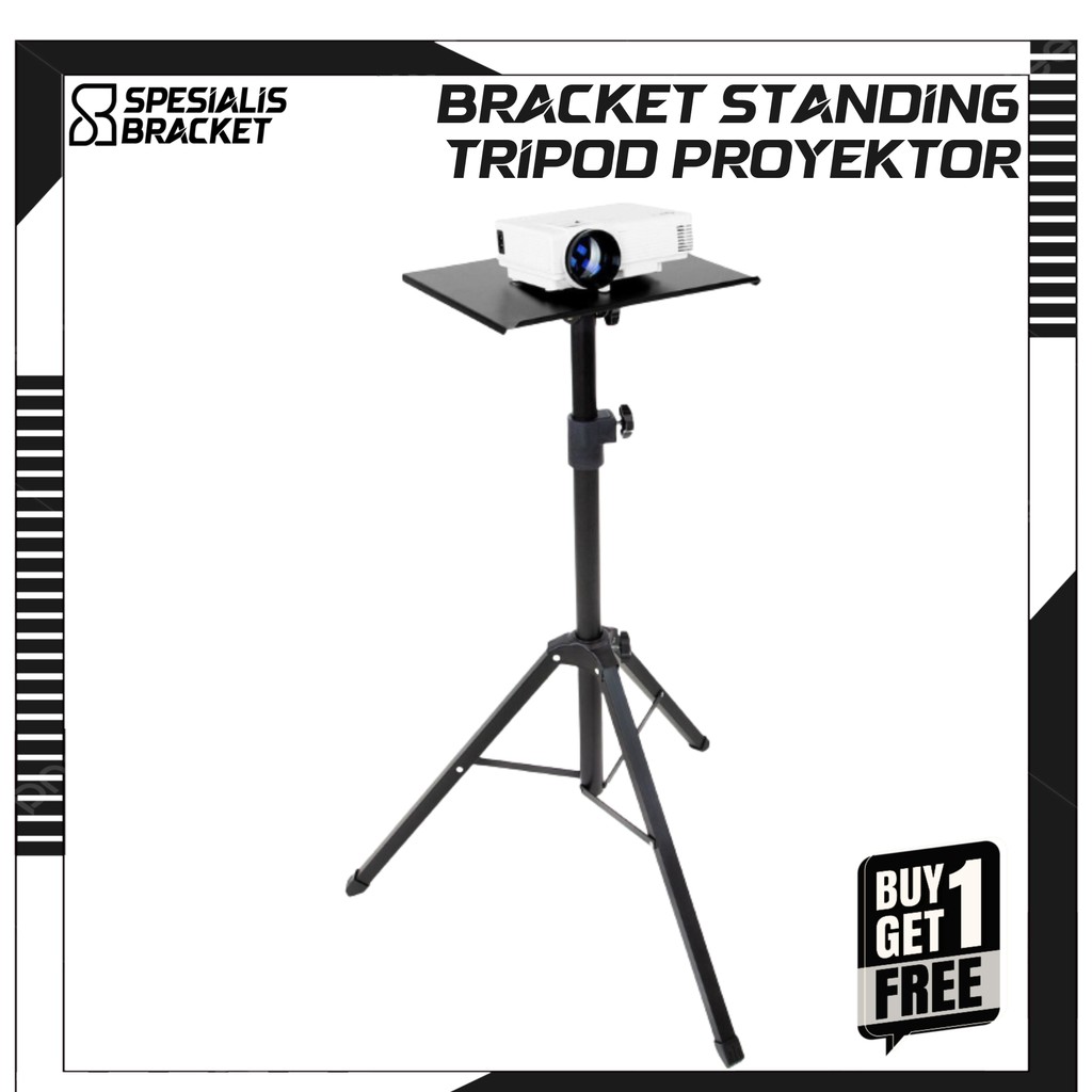 Jual Bracket Standing Proyektor Braket Infocus Tripod Adjustable Stand ...