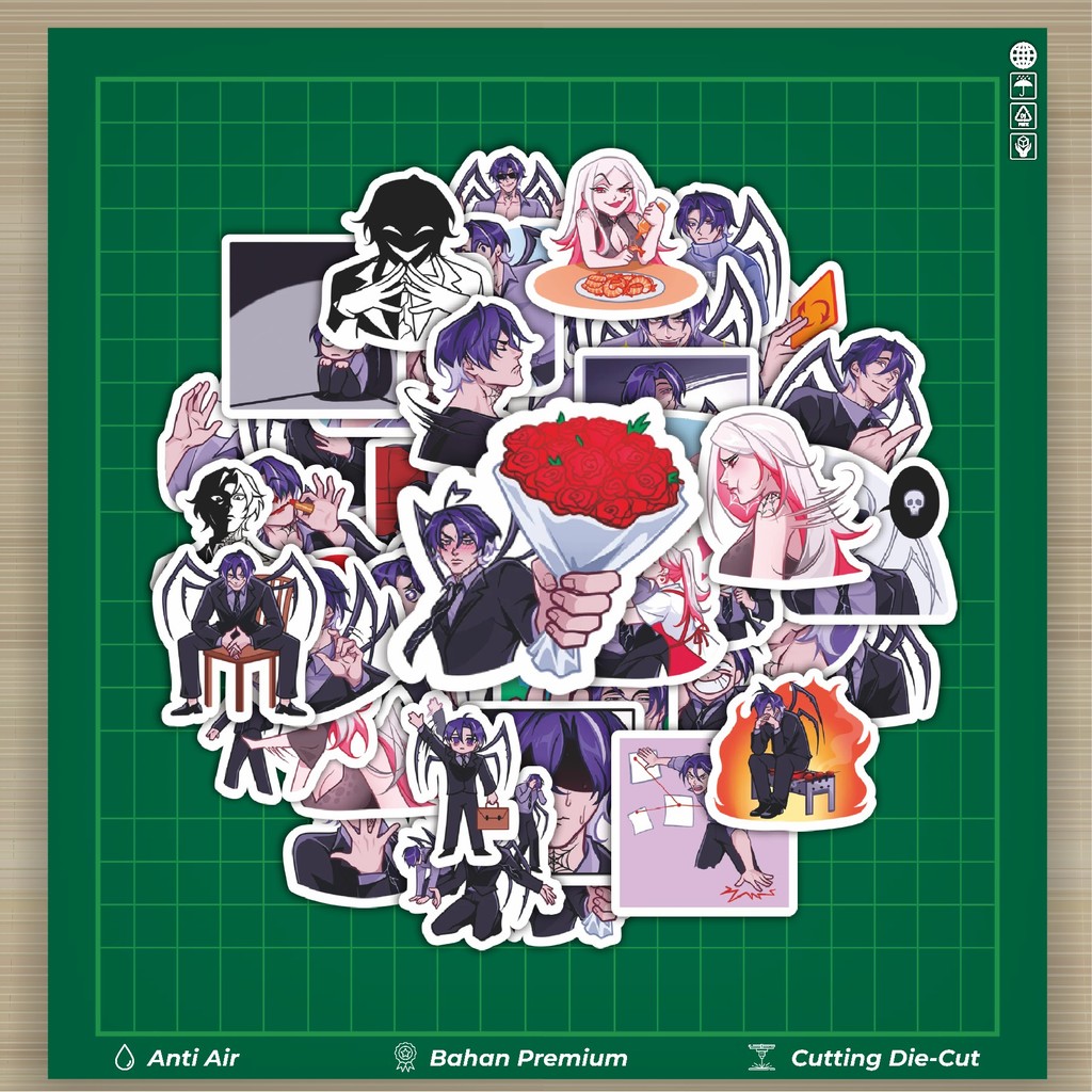 Jual HOT 50 PCS STIKER Funny Character Kato The Spider Lover Stiker ...