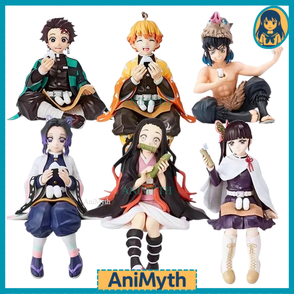 Jual Action FIgure Demon Slayer Tanjiro Kamado, Zentsu, Nezuko, Giyuu ...