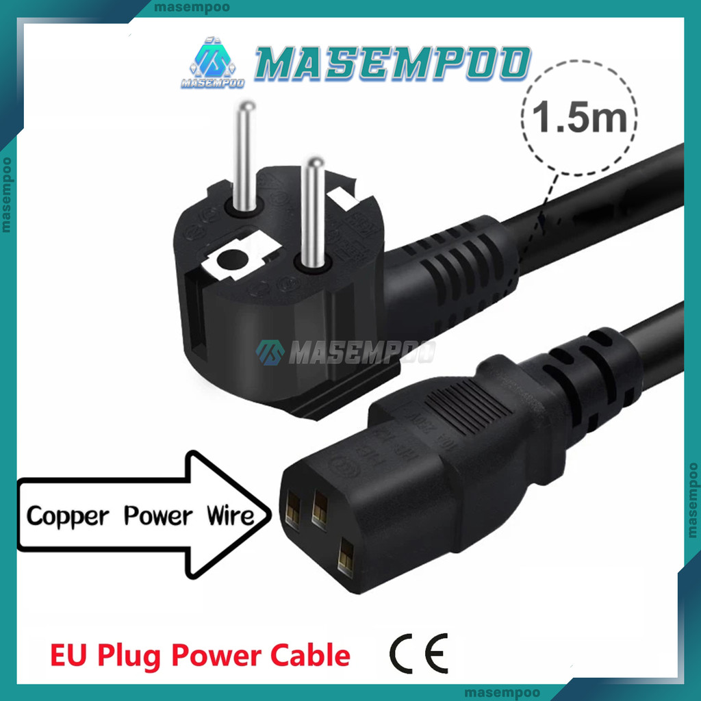 Jual Kabel Power Supply PC CPU Komputer High Quality Colokan Listrik ...