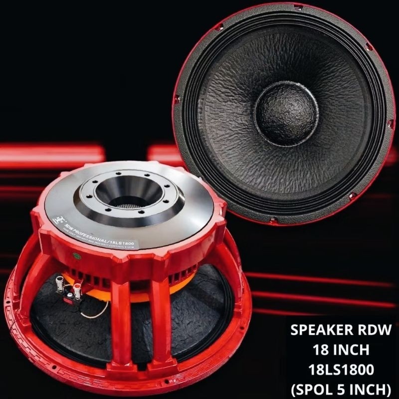 Jual Speaker Komponen RDW 18 LS 1800 / 18LS1800/ LS1800 - 18 inch ...