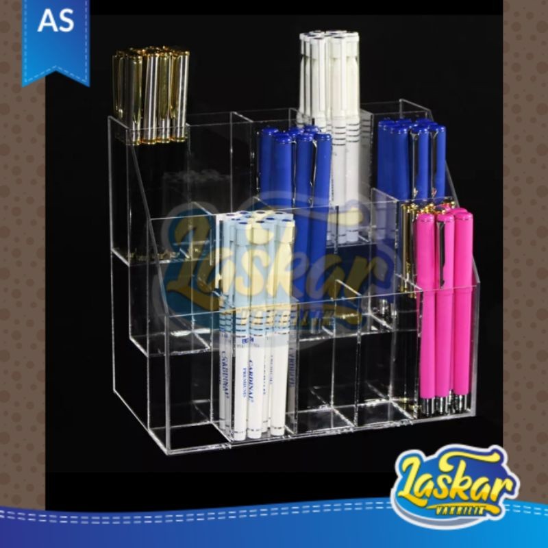 Jual display Rak tempat pulpen akrilik | Shopee Indonesia