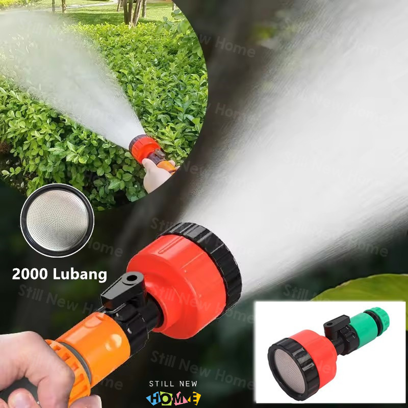 2000 Lubang Nozzle Sprayer Adjustable / Adjustable Penyiraman Taman Mist Sprayer Nozzle / Sprinkler Head / Penyiraman Taman Irigasi