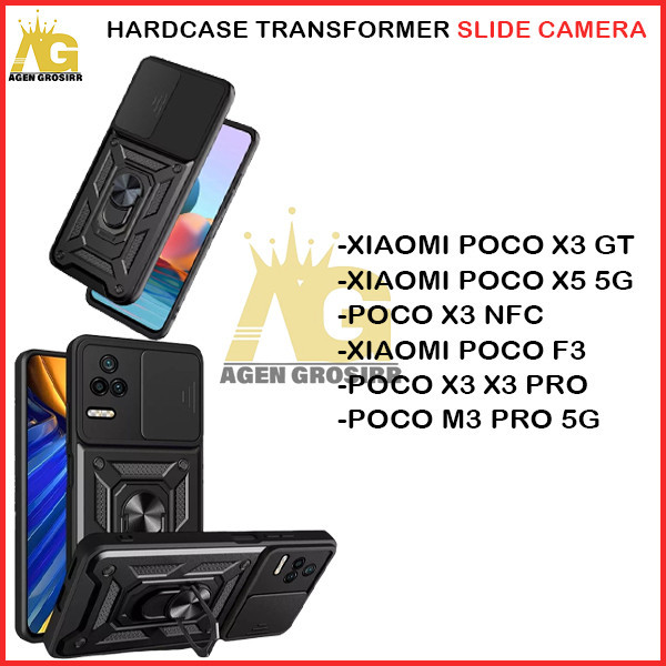 Jual AG - HARDCASE TRANSFORMER SLIDE CAMERA XIAOMI POCO X5 5G X3 X3 PRO ...