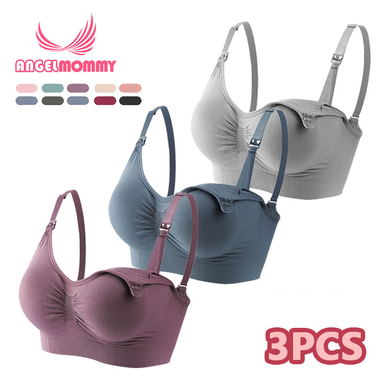 3PCS Bra Menyusui Jumbo Seamless Push Up Nyaman