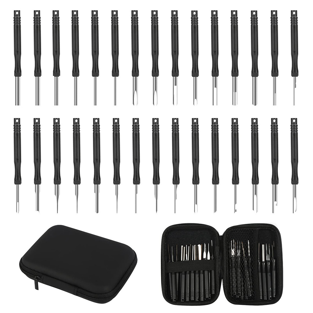 78pcs Wire Terminal Removal Tool Car Electrical Wiring Crimp Connector Pin Kit