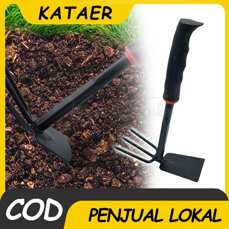 Jual 2in1 Alat Kebun Cangkul Pacul Dan Garukan Taman Mini Pencabut ...