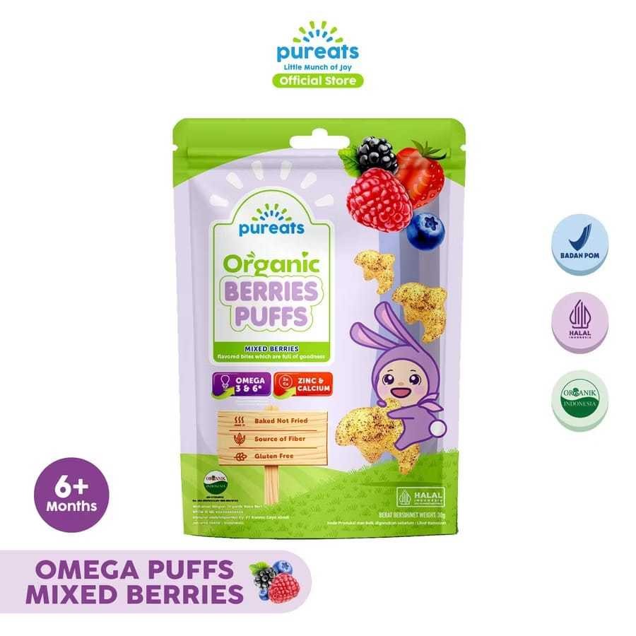 Jual PUREATS - BERRIES PUFFS MIX BERRY 30 GR | Shopee Indonesia