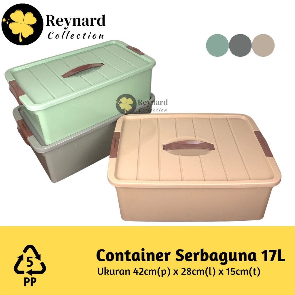 Jual Container Serbaguna 17 Liter Box Container Hajatan Storage Box 17L ...