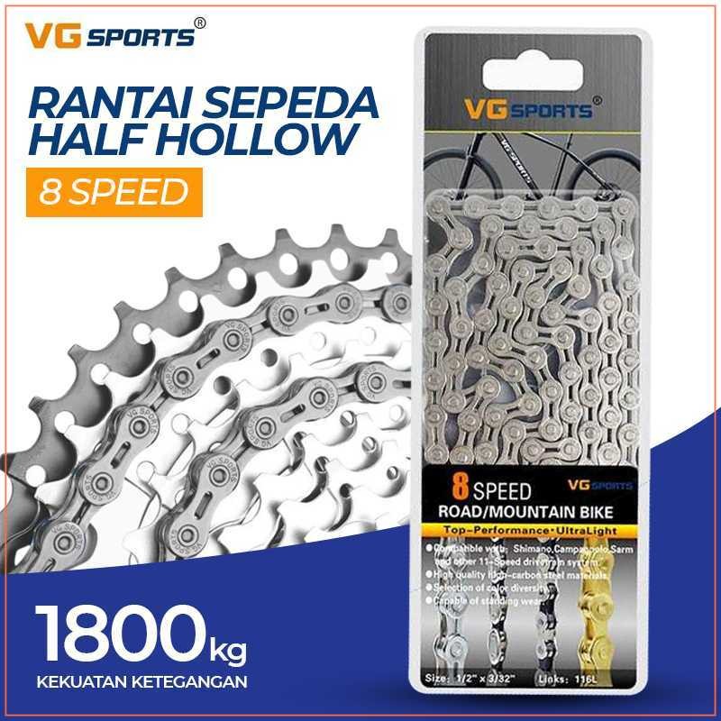 Jual Rantai Sepeda Bicycle Chain Half Hollow - VGS | Shopee Indonesia