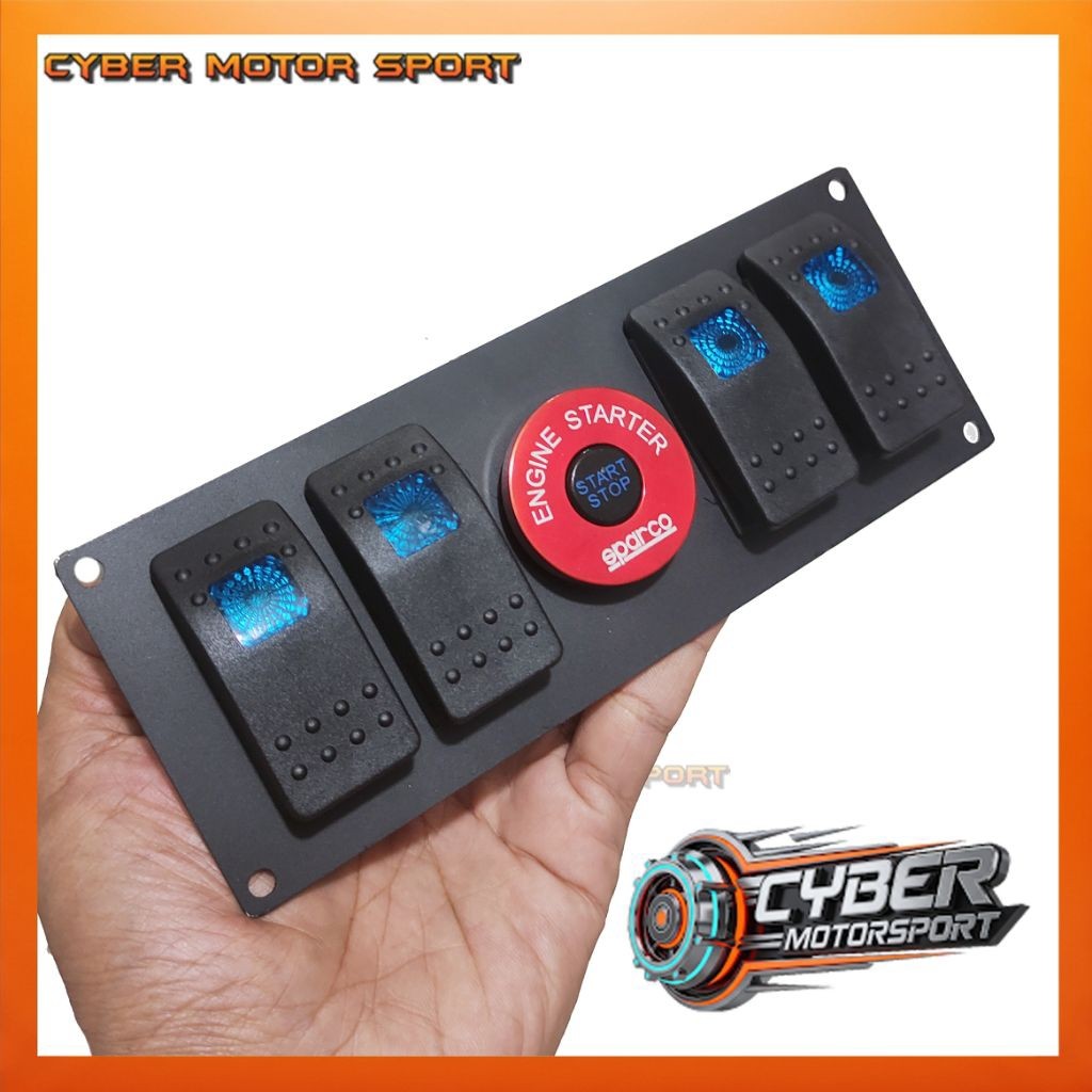 Jual start engine panel dashboard universal 12v . Tombol starter mobil ...