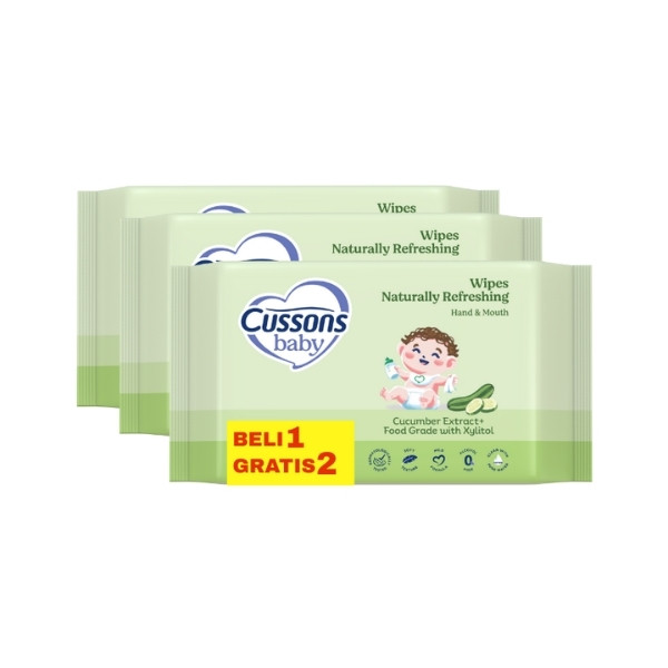 CB WIPES NATURALLY REFRESHING TRIPACK