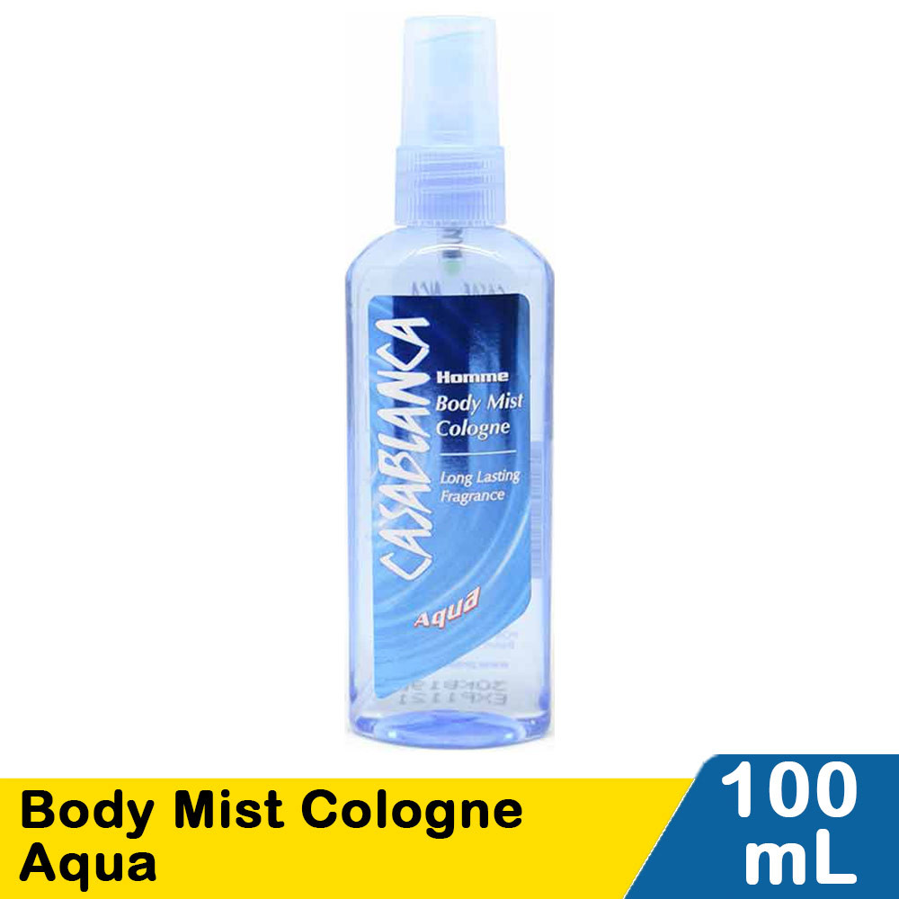 Jual CASABLANCA BODY MIST COLOGNE AQUA 100mL | Shopee Indonesia