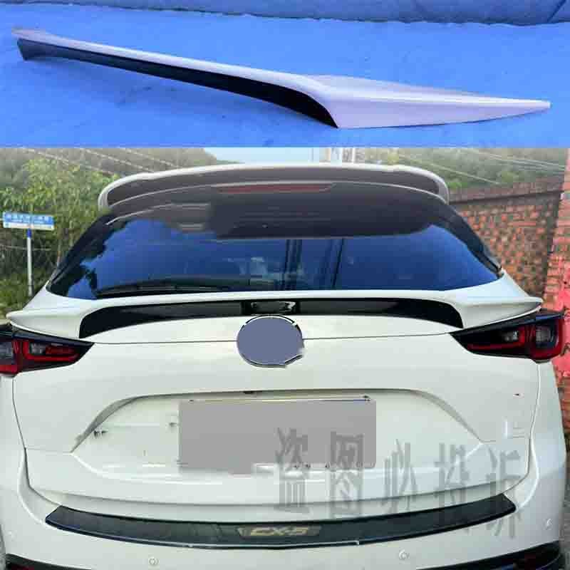 Jual For 2017-2022 Mazda CX-5 CX5 glossy black 100% carbon fiber rear ...