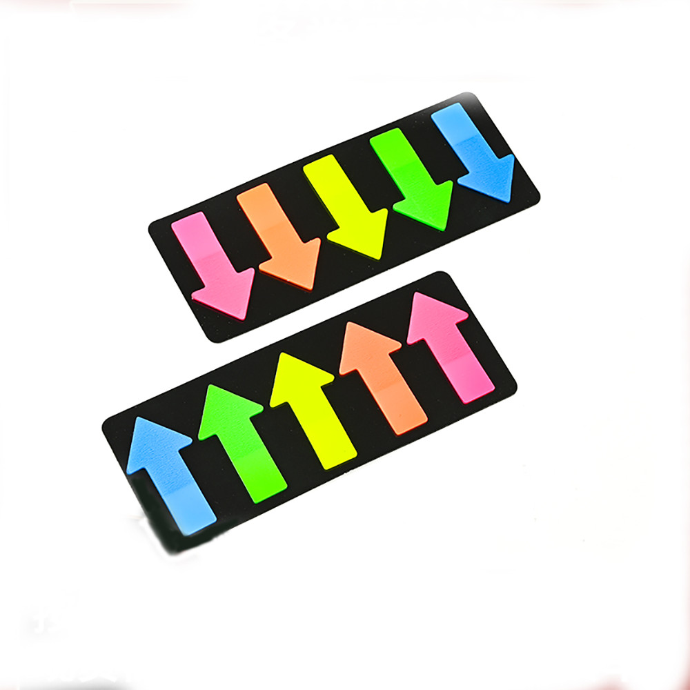 Jual Arrow Neon Index Tabs Self-Adhesive Sticky Notes for Page Marking ...