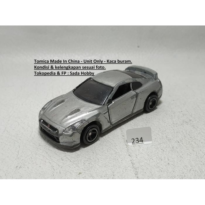 Jual DCT... Tomica 94 Nissan Skyline GT-R R35 Silver Unit Only | Shopee ...
