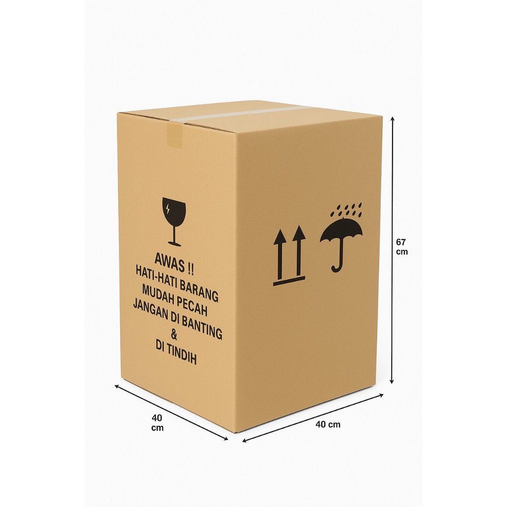 Jual Kardus Karton Box Besar 40x40x67 CM Kotak Dus Packing Jumbo Kokoh ...