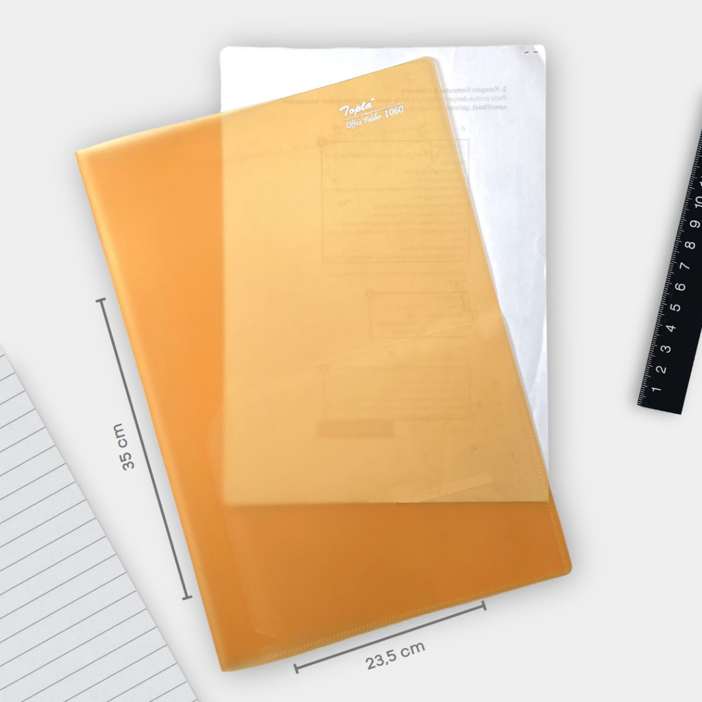 Jual Map Folder 1060 TOPLA Office – Organizer Kertas Folio Warna Warni ...