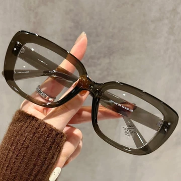 Viendo Kacamata BLUERAY Minus Wanita Cat Eye Fashion Frame Anti Radiasi Kaca Mata Optik TR27109
