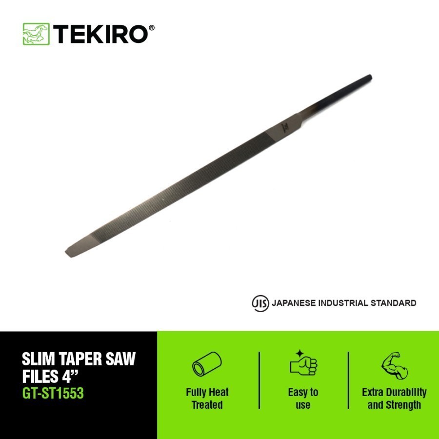 Jual TEKIRO Kikir Segitiga Slim 4 inch Kikir Gergaji Kayu Slim Taper ...