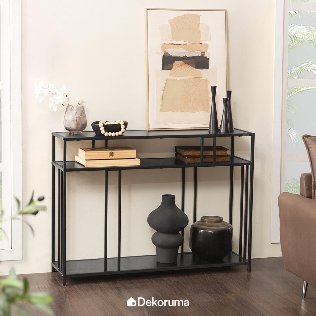 Jual Dekoruma NAITO Meja Konsol / Meja Console / Meja Bufet - Hitam ...