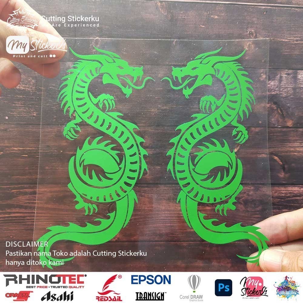 Jual Stiker Logo Naga Lion Cutting Sticker Motor Mobil Helm Body ...