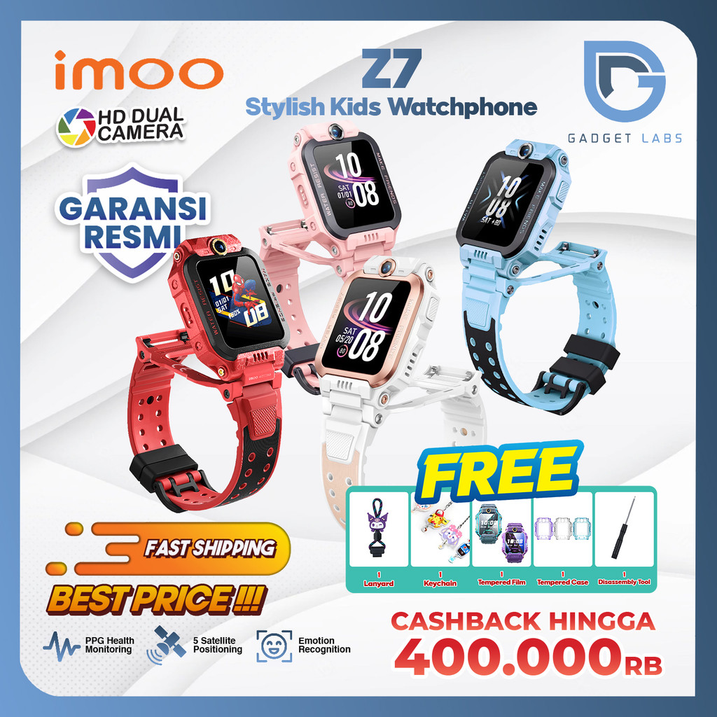 IMOO Kids Watch Phone Z7 Jam Tangan Pintar Smartwatch Anak Garansi Resmi