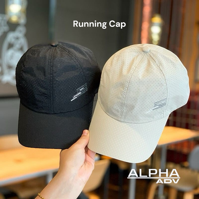 Jual Topi Running Hiking Hat Quick Dry Mesh Sports Baseball Cap ...