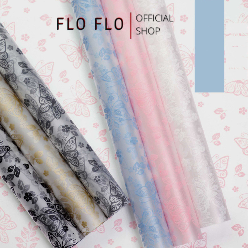 Jual FLO FLO - FL38 GARDENFLY Kertas Bunga Paper Buket Motif Summer ...