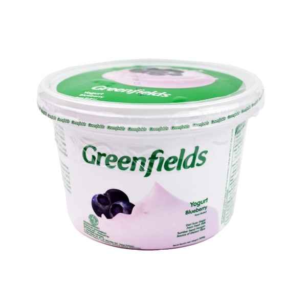 Jual GREENFIELDS YOGURT BLUEBERRY 500 GR | Shopee Indonesia