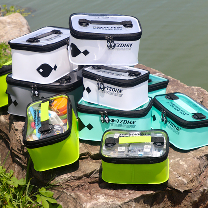 Jual EVA Fishing Bag Portable Barrel Box Collapsible Bucket for Live ...