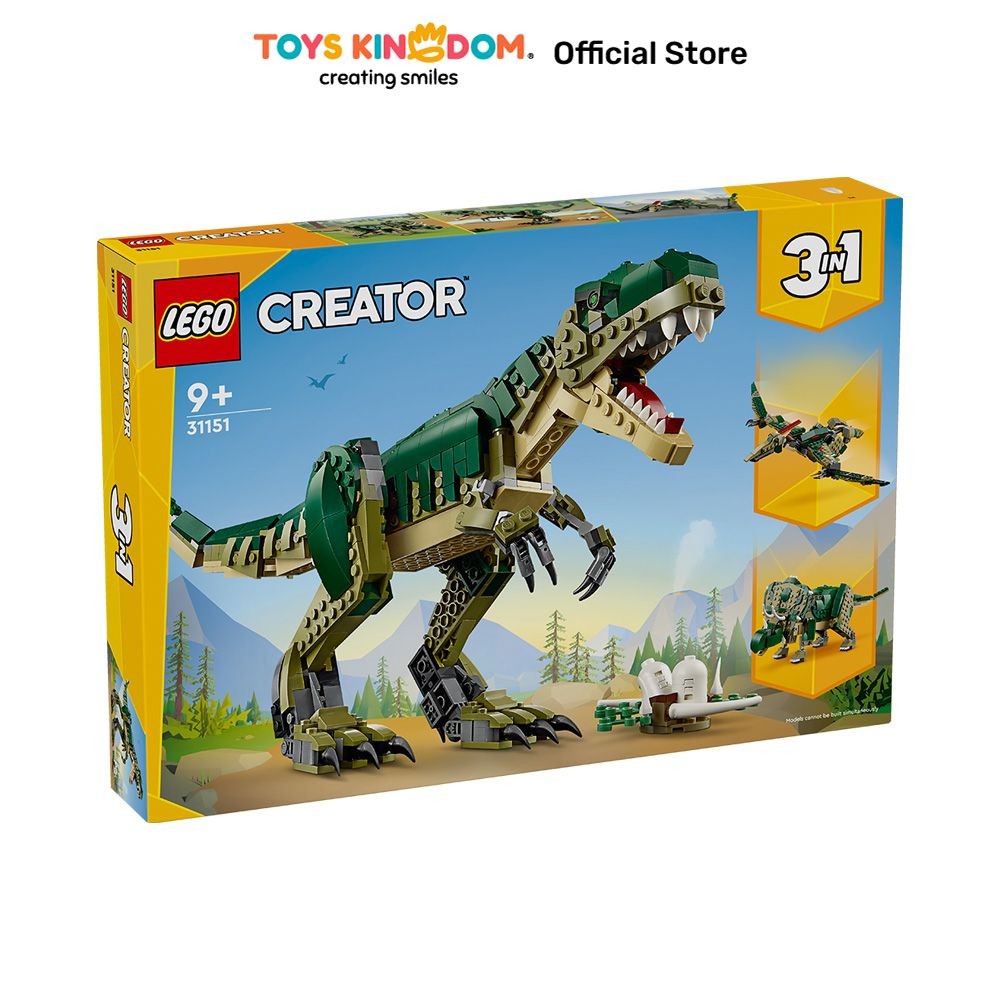 Jual Toys Kingdom LEGO Creator 3 In 1 Trex 31151 Kids Toy Toys Block ...