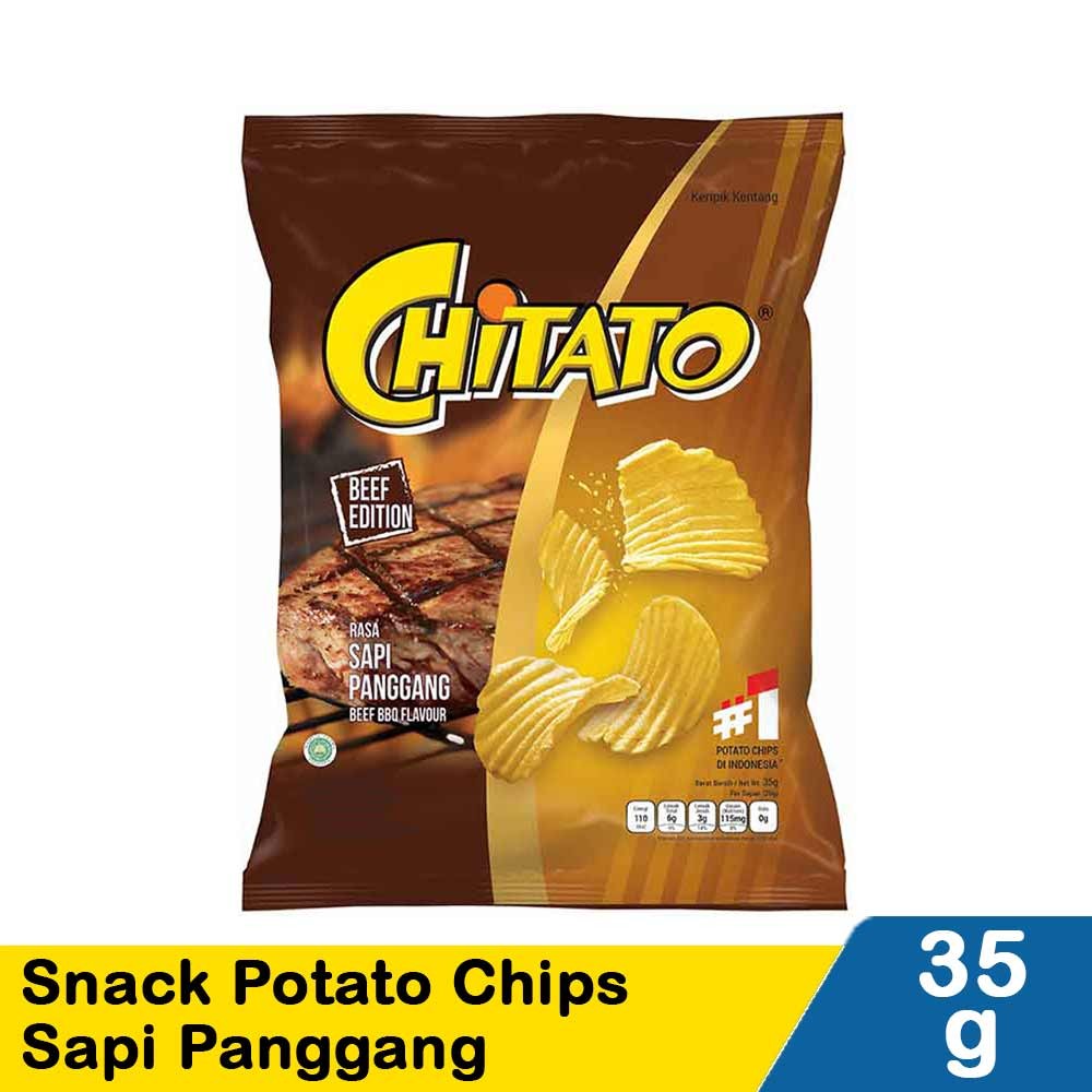 Jual CHITATO SNACK POTATO CHIPS SAPI PANGGANG 35g | Shopee Indonesia