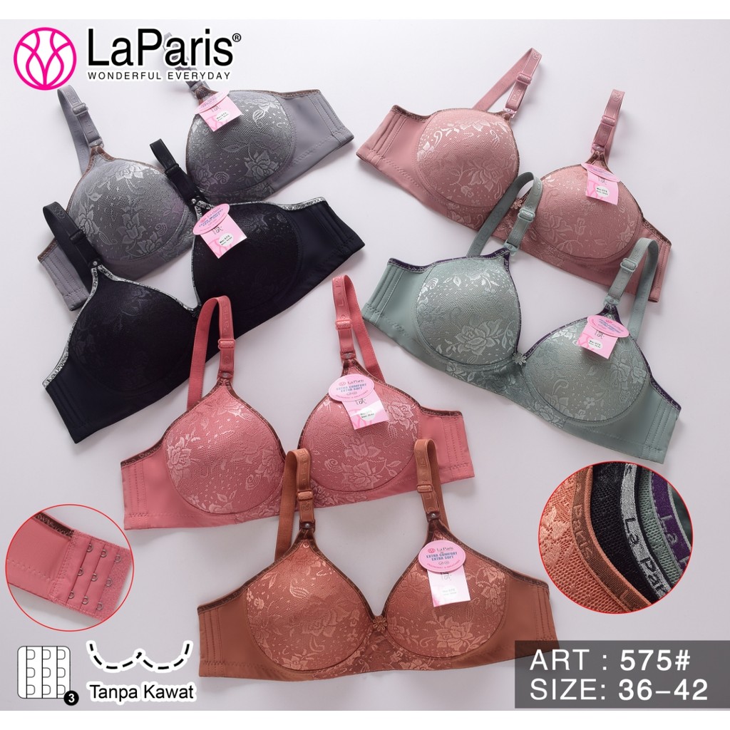 Jual Bra BH Push Up Tanpa Kawat Anti Kendur Bahan Katun Pakaian Brukat ...