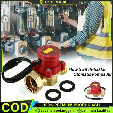 Jual Saklar Otomatis Pompa Booster 1/2 inch saklar Water Flow Switch ...