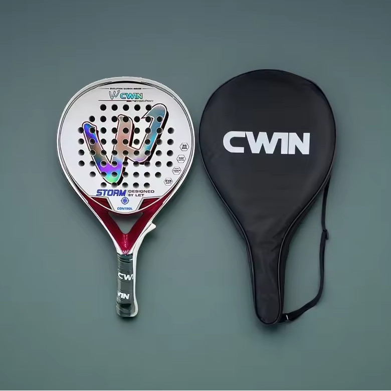 Jual CWIN Raket Padel Teardrop Carbon Fiber 3.6cm Thickness 350g - 6357 ...