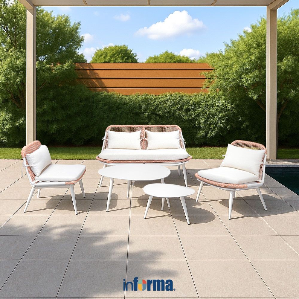 Jual Informa Monza Set Kursi & Meja Teras - Putih Balcony Table Chair ...