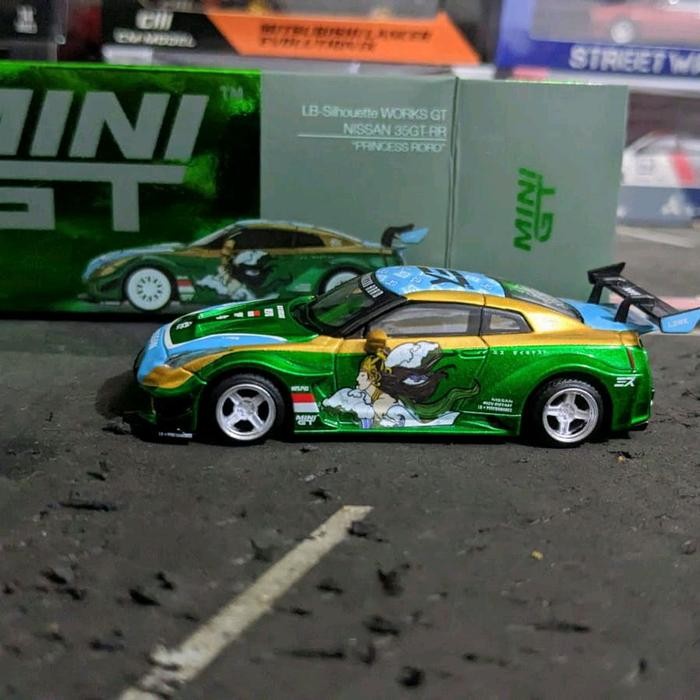 Jual Diecast.Mini GT LBWK Nissan Skyline GTR R35 Princes Roro no 650 ...