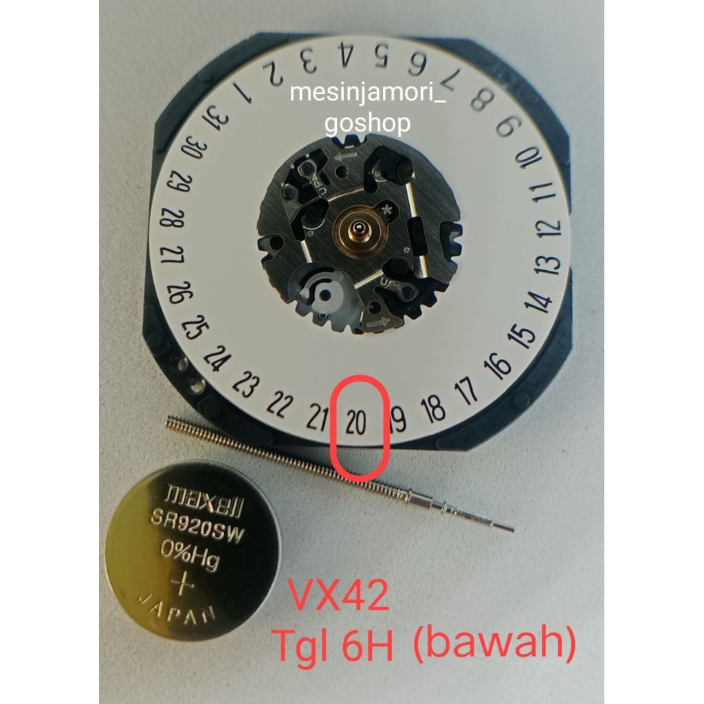 Original Mesin VX42 VX42E Arloji Jam Tangan Japan