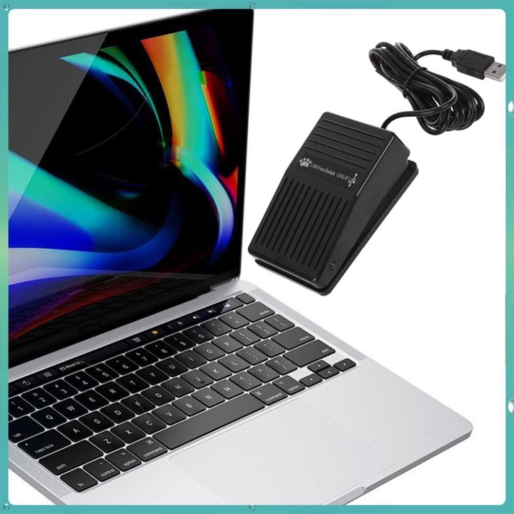 Jual Video Game PC Hands Free Footswitch with 2M Cable Foot Controller ...