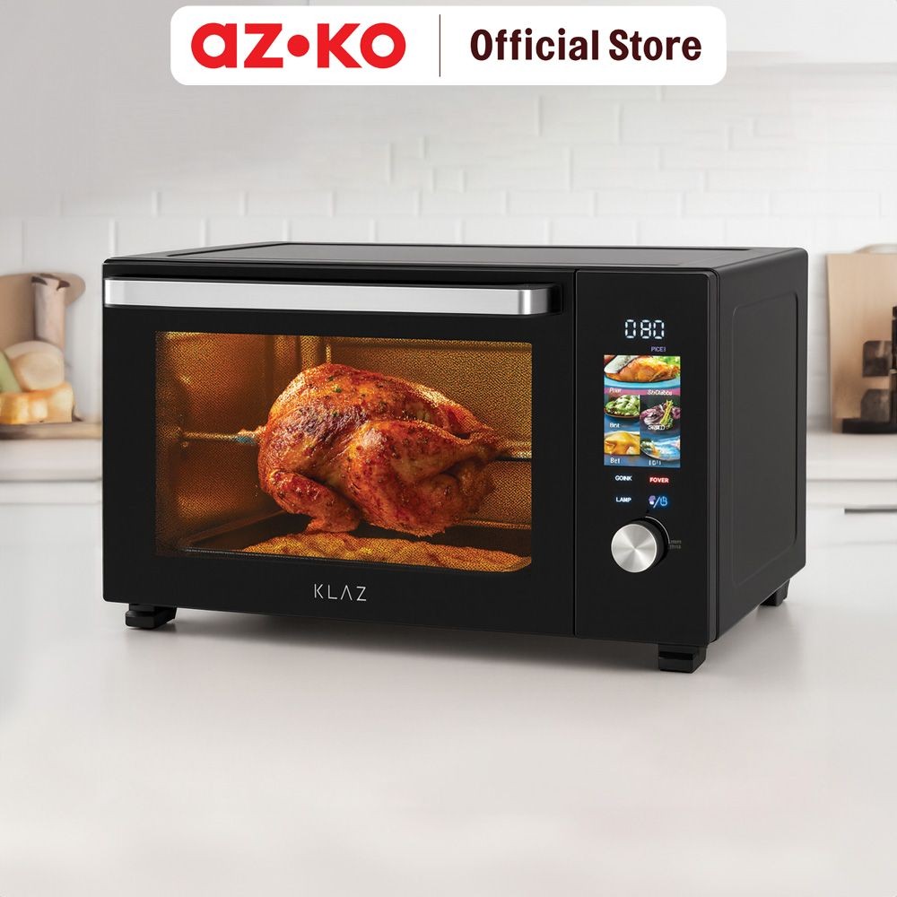 Jual AZKO Klaz 38 ltr Oven Toaster Duoglass Digital - Hitam Pemanggang ...