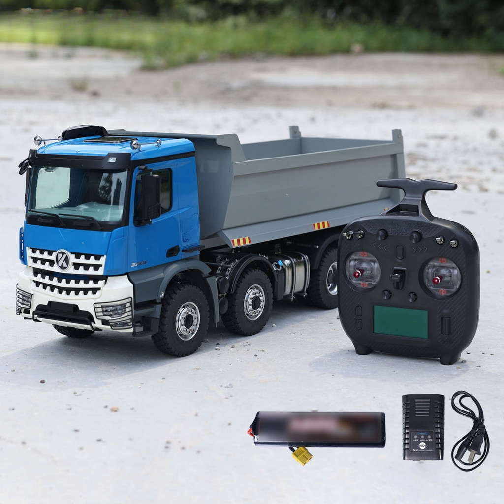 Jual KABOLITE K3366 8X8 RC Metal Hydraulic Tipper U-bucket Full Dumper ...