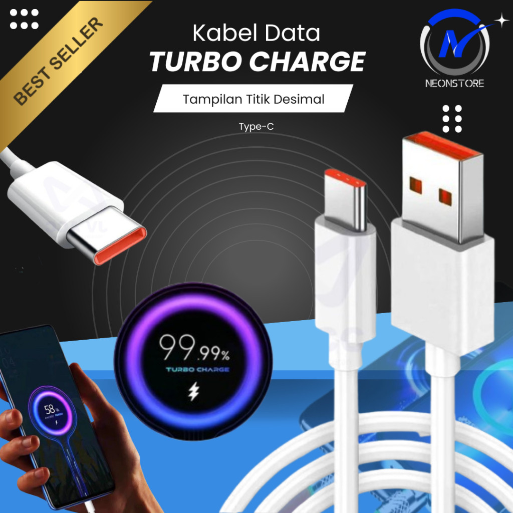 Jual Kabel Data XIAOMI MI 10 NOTE 9 PRO Original Turbo Charge Type-C ...