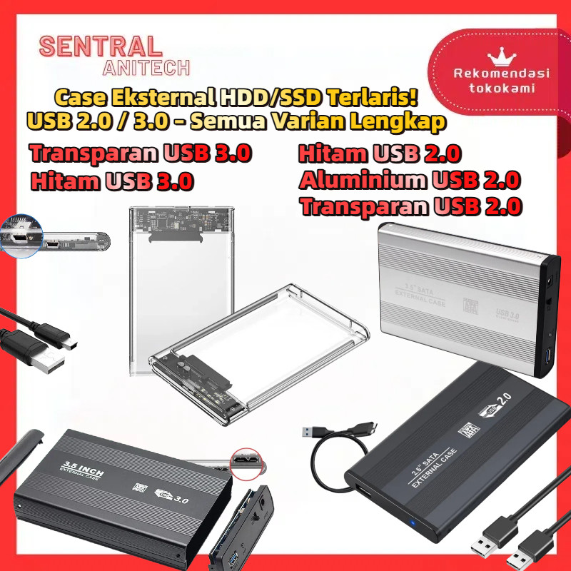 Jual Casing HDD Hardisk 2.5 Inch Sata External Case USB 2.0. Hardisk ...