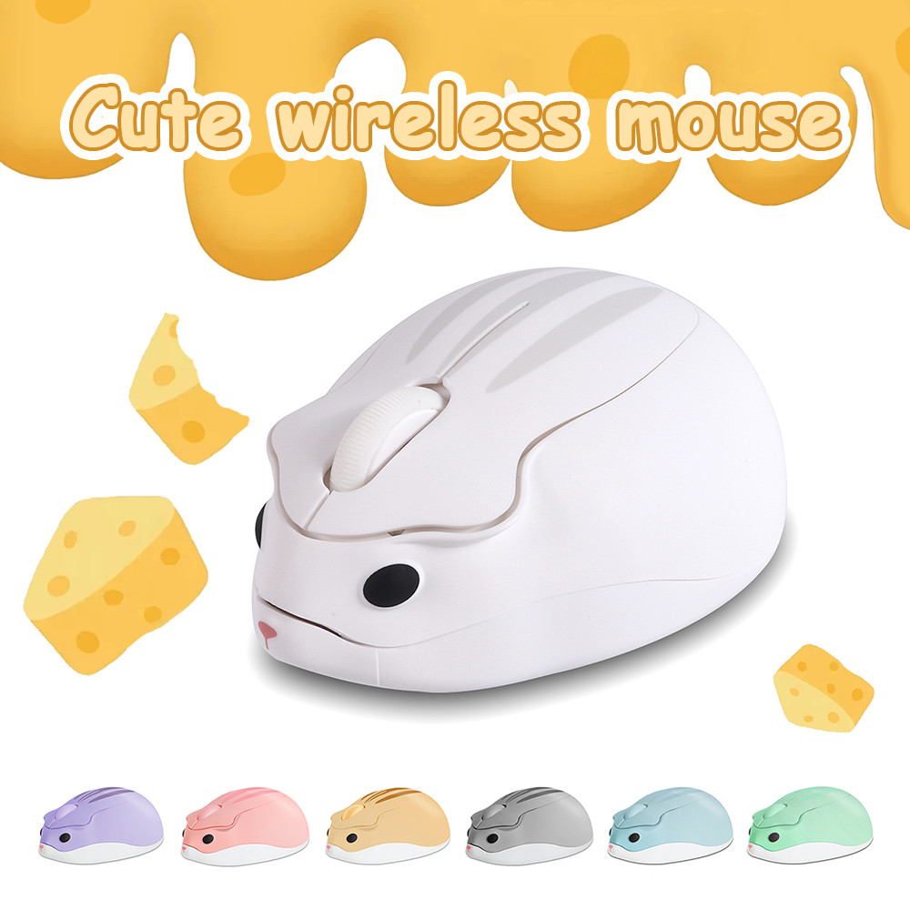 Jual New Cute 2.4G Wireless Mouse Ergonomic Optical USB Mice Kawaii ...