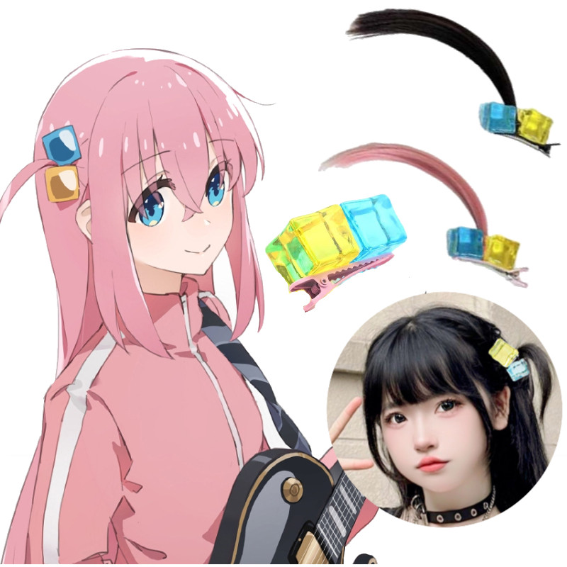Jual Jepit Rambut Bocchi The Rock Hitori Gotoh Anime Es Batu Biru ...